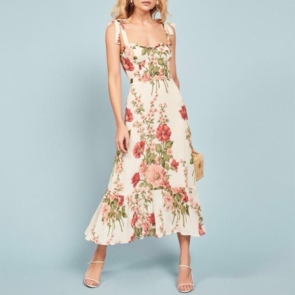 REFORMATION Nikita Floral Dress - Picture 4 of 12